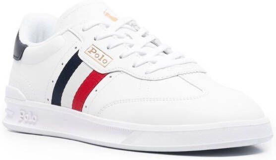 Polo Ralph Lauren stripe-detail low-top sneakers White