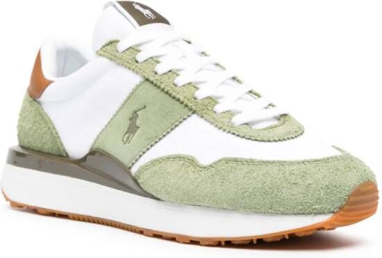 Polo Ralph Lauren Train 89 suede-panelled sneakers White