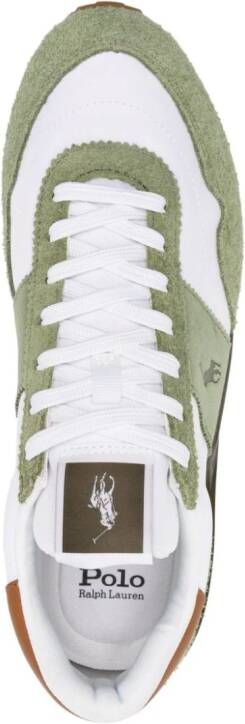 Polo Ralph Lauren Train 89 suede-panelled sneakers White