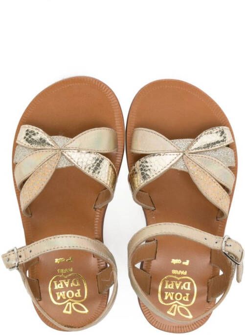 Pom D'api buckle-fastening open-toe sandals Gold