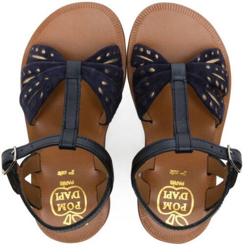 Pom D'api buckle-fastening open-toe sandals Purple