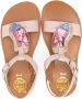 Pom D'api Butterfly Beach metallic-finish sandals Pink - Thumbnail 3