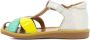 Pom D'api floral caged leather sandals White - Thumbnail 4