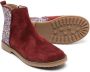 Pom D'api glitter-panels suede ankle boots Red - Thumbnail 2