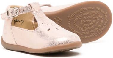 Pom D'api metallic-finish leather sandals Pink
