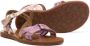 Pom D'api metallic-finish open-toe sandals Purple - Thumbnail 2