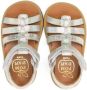 Pom D'api metallic touch-strap sandals Silver - Thumbnail 3