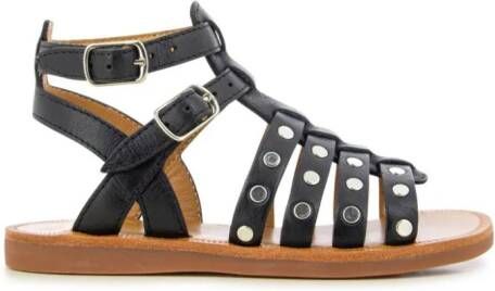 Pom D'api open-toe leather sandals Black