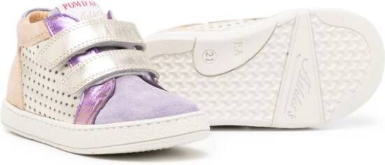 Pom D'api panelled touch-strap sneakers Pink