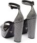 Prada 135mm crystal-studded platform sandals Black - Thumbnail 3