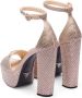 Prada 135mm crystal-studded platform sandals Pink - Thumbnail 3