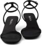 Prada 35mm triangle-heel satin sandals Black - Thumbnail 5