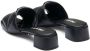 Prada 45mm triangle-logo leather sandals Black - Thumbnail 3