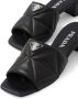 Prada 45mm triangle-logo leather sandals Black - Thumbnail 5