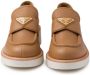 Prada 50mm triangle-logo leather loafers Brown - Thumbnail 5