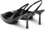 Prada 55m patent leather slingback pumps Black - Thumbnail 3