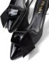 Prada 55mm crystal-embellished slingback pumps Black - Thumbnail 5