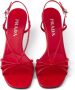 Prada 55mm leather sandals Red - Thumbnail 5