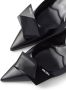 Prada 60mm fold-detail leather pumps Black - Thumbnail 5
