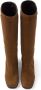 Prada 65mm knee-high leather boots Brown - Thumbnail 4