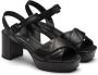 Prada 65mm quilted leather sandals Black - Thumbnail 2