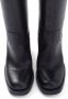 Prada 90mm knee-high leather boots Black - Thumbnail 4