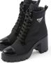Prada 90mm triangle-logo ankle boots Black - Thumbnail 5