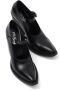 Prada 95mm brushed leather pumps Black - Thumbnail 4