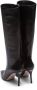 Prada 95mm knee-high nappa leather boots Black - Thumbnail 4