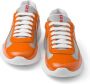 Prada America's Cup leather sneakers Orange - Thumbnail 4