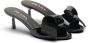 Prada bow-detail patent-leather sandals Black - Thumbnail 2
