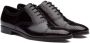 Prada brushed fumé leather Oxford shoes Black - Thumbnail 2