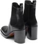 Prada brushed leather 85mm ankle boots Black - Thumbnail 3