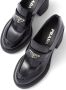 Prada brushed leather 85mm heeled loafers Black - Thumbnail 5