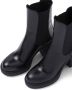 Prada Brushed-Leather 85mm leather boots Black - Thumbnail 5
