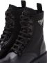 Prada brushed leather lace-up boots Black - Thumbnail 5