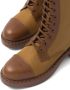 Prada brushed leather lace-up boots Brown - Thumbnail 5