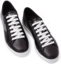 Prada Brushed leather low-top sneakers Black - Thumbnail 4
