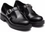 Prada brushed-leather Mary Jane shoes Black - Thumbnail 2