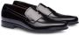 Prada brushed leather penny loafers Black - Thumbnail 2