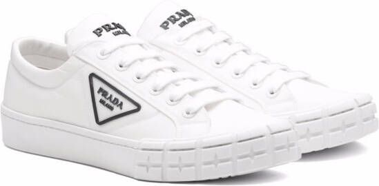 Prada Cassetta Wheel low-top sneakers White