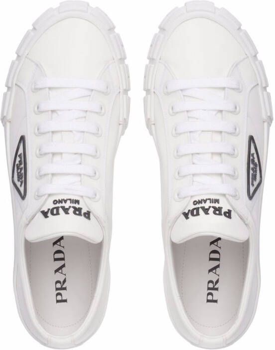 Prada Cassetta Wheel low-top sneakers White