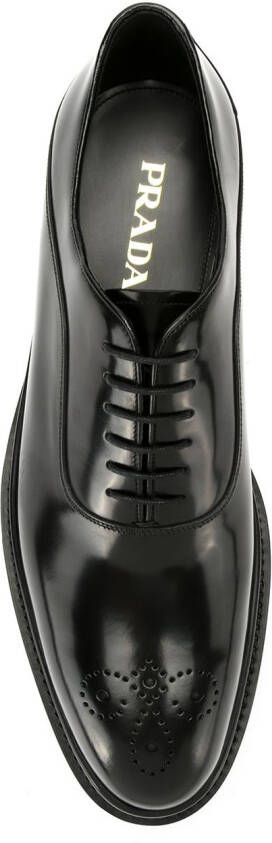 Prada classic lace-up shoes Black