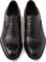 Prada crocodile-effect leather Oxford shoes Black - Thumbnail 4