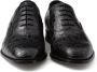 Prada crocodile-effect leather Oxford shoes Black - Thumbnail 5