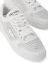 Prada crystal-embellished leather sneakers White - Thumbnail 5
