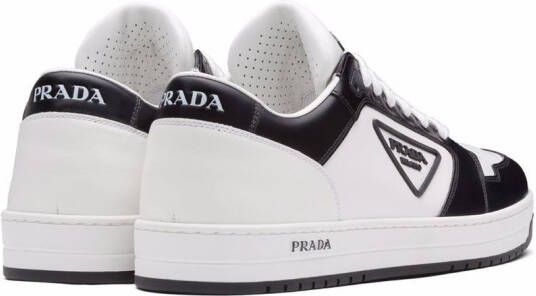 Prada District low-top leather sneakers White