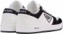 Prada District low-top leather sneakers White - Thumbnail 3