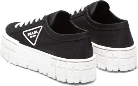 Prada Double Wheel platform sneakers Black