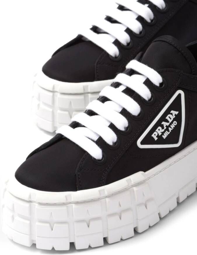 Prada Double Wheel platform sneakers Black